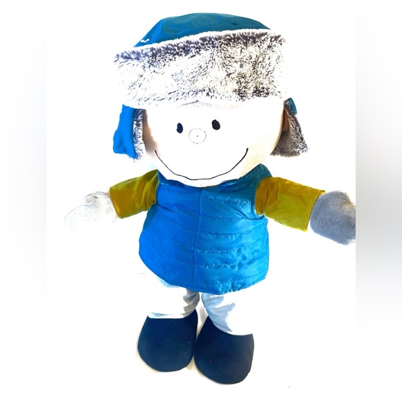 Charlie Brown Peanuts Large Holiday Greeter  23" Plush Stand Up Christmas Gemmy - Picture 12 of 12